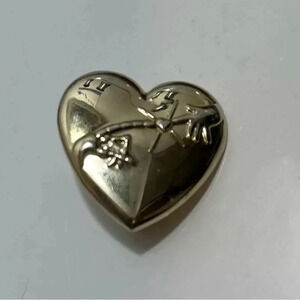 2/25$ Vintage E.T Universal Studios Variety Pin Brooch Gold Tone Heart